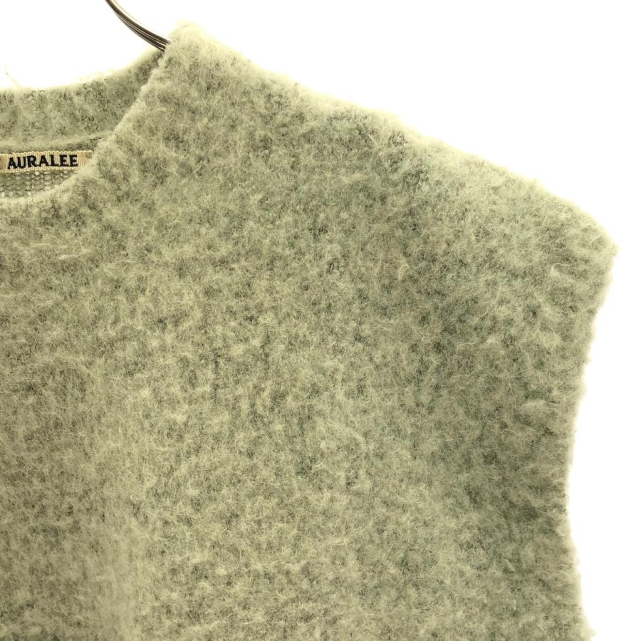 AURALEE - AURALEE  オーラリー ウール アルパカ フェルト ニット ベスト 1 AURALEE（オーラリー） WOOL ALPACA FELT KNIT VEST / ウールアルパカ