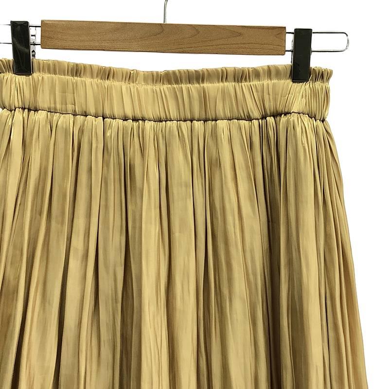 GALLARDAGALANTE / ガリャルダガランテ | シャイニー サテン ギャザー  