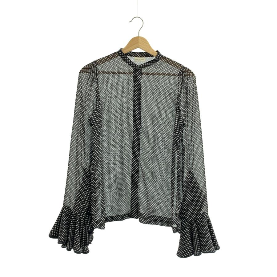 dries van notenドリスヴァンノッテン/シアードットブラウス/38 DRIES VAN NOTEN（ドリス ヴァン ノッテン） ドット フリル ボリューム