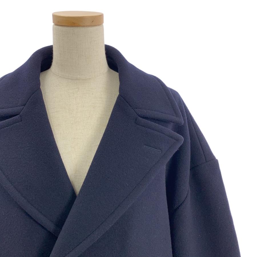 CELINE / セリーヌ ウール 金ボタン ダブル オーバーコート 総裏地