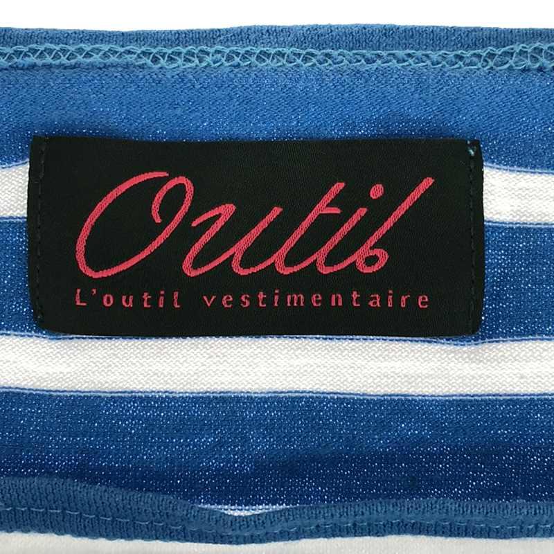 OUTIL / ウティ | TRICOT LOCRONAN ボーダー バスクシャツ カットソー | 2 | ブルー / ホワイト | メンズ｜kldclothing｜05