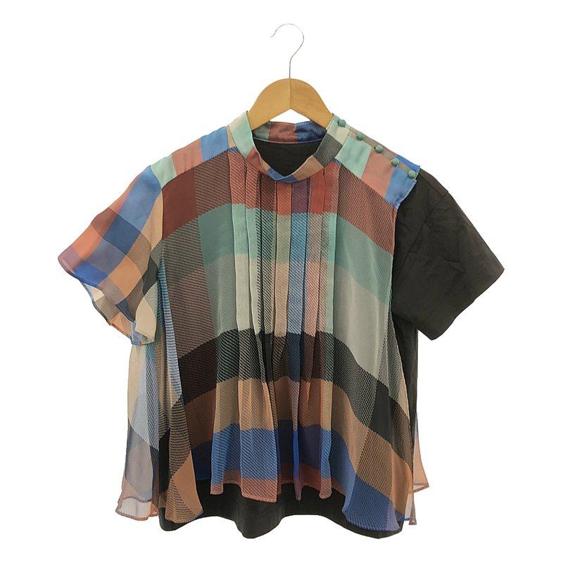 sacai 2013SS ドッキング半袖ニット sacai 2013SS ドッキング半袖ニット sacai 2013SS ドッキング