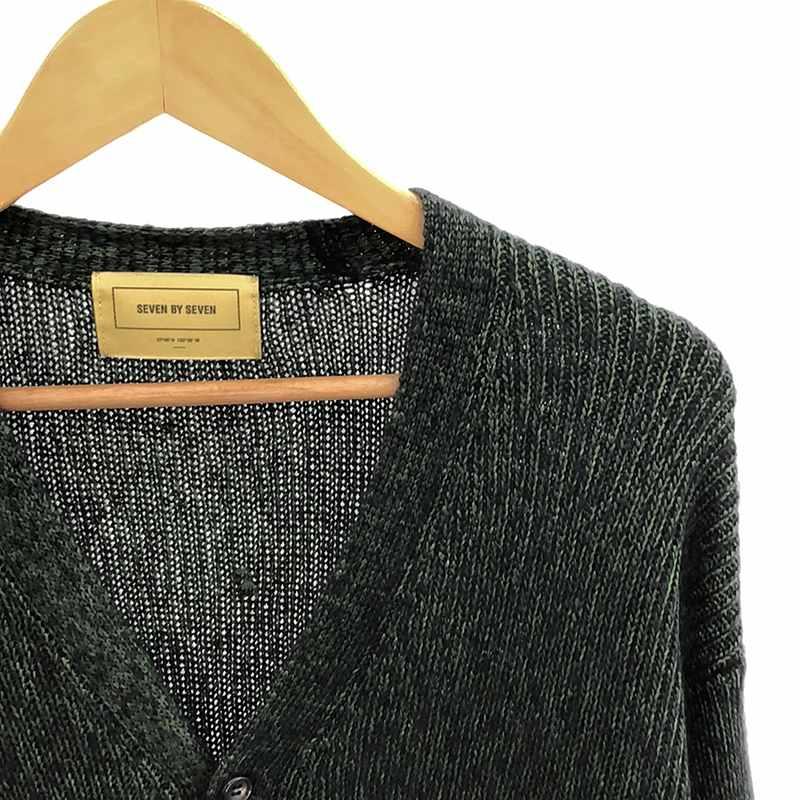SEVEN BY SEVEN 22AW モヘアカーディガン SEVEN BY / セブン バイ | 2022AW KNIT CARDIGAN Silk mohair