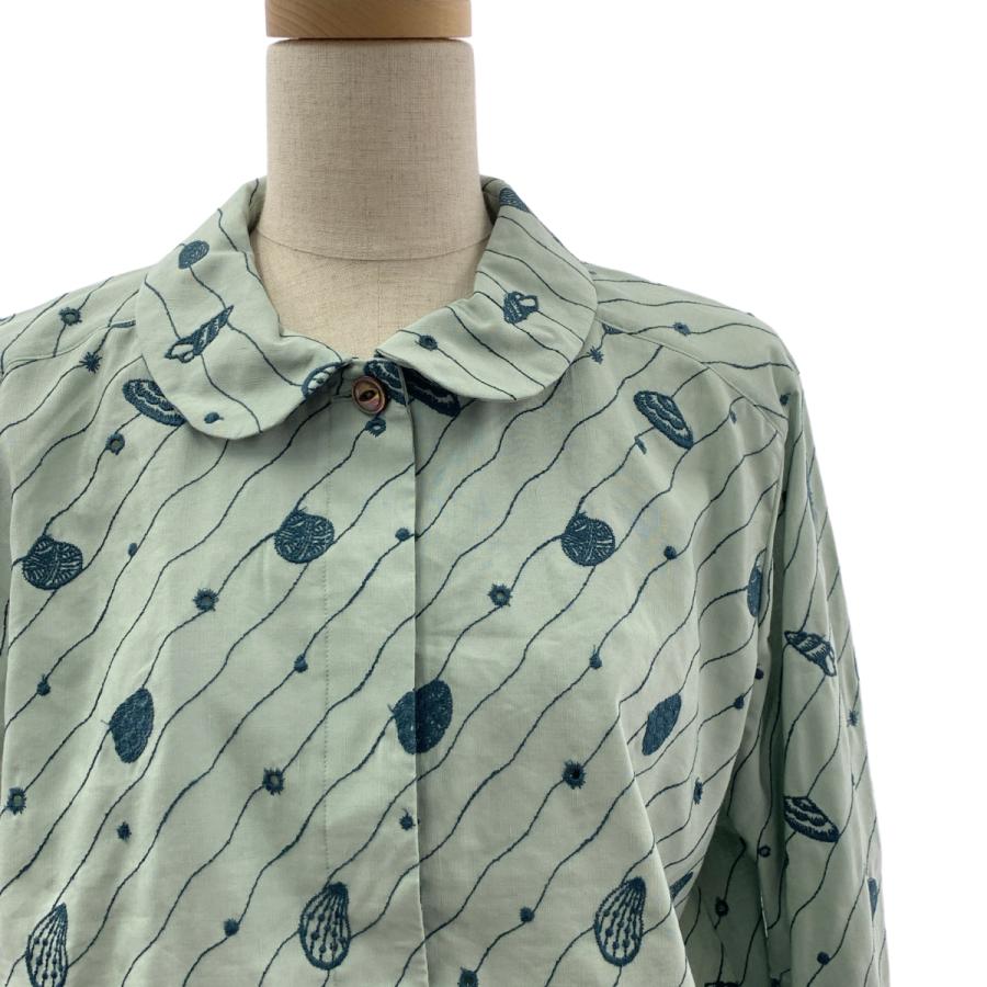 ミナペルホネン night river ロングコート 蝶々 choucho mina perhonen