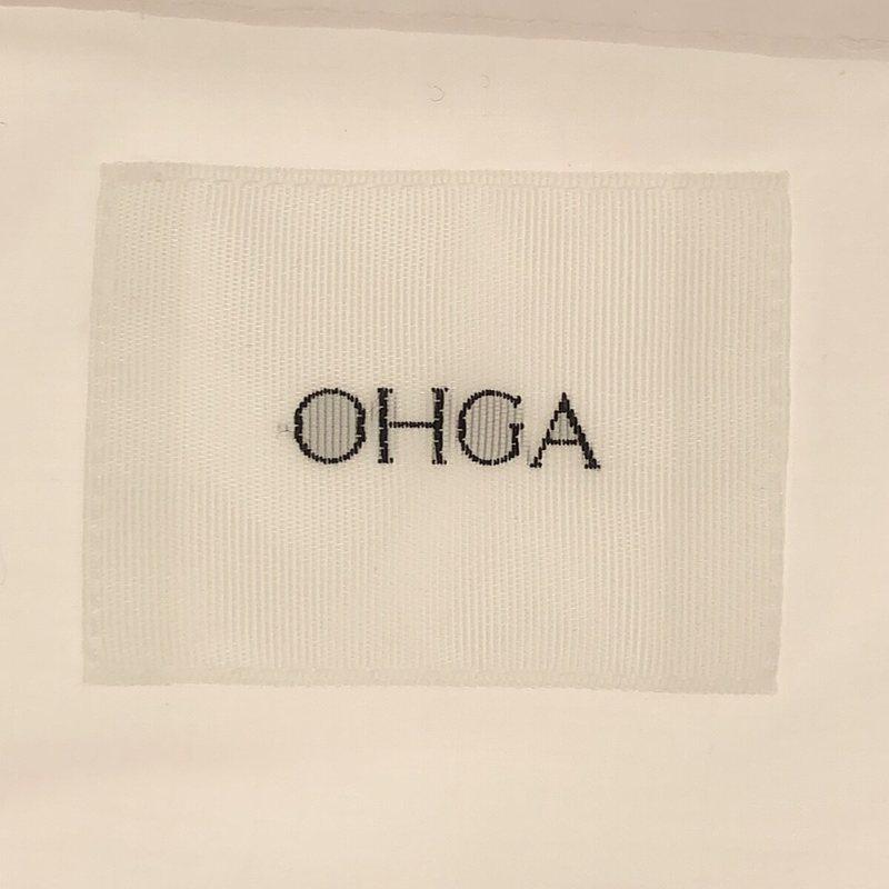 【美品】  OHGA / オーガ | ボウタイ バンドカラーシャツ | M | ホワイト | レディース｜kldclothing｜05