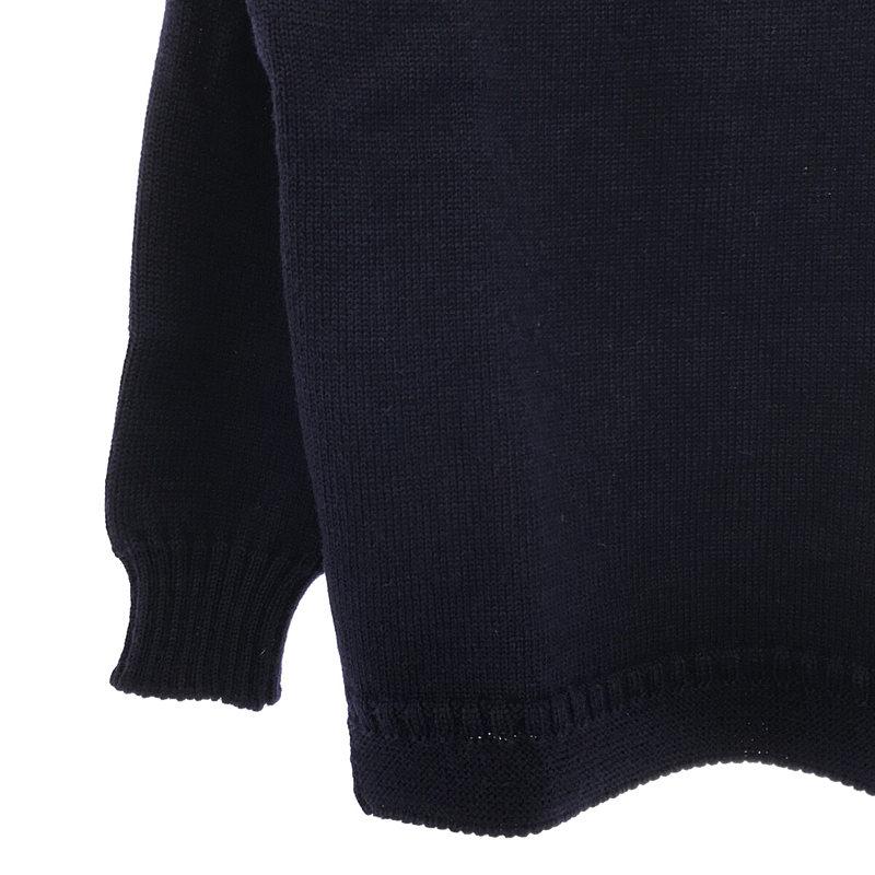 Guernsey WOOLENS / ガンジーウーレンズ | ウール ガンジーニット セーター | L | ネイビー | メンズ｜kldclothing｜03