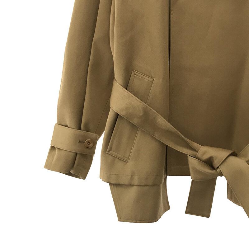 【新品】  Blanc YM / ブランワイエム | 2023SS | Silk Short trench coat トレンチコート | S | Gold | メンズ｜kldclothing｜03
