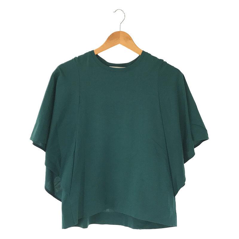 【美品】 ebure / エブール | Ron Herman ロンハーマン取扱 / スーピマコットンポンチ フレアスリーブカットソー | 38 |  ブルーグリーン系 | レディース :r5141k5i5bxp:KLD ヤフーショッピング店 - 通販 - Yahoo!ショッピング