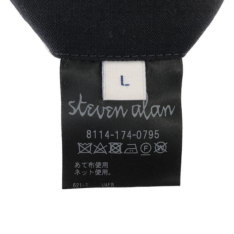 steven alan / スティーブンアラン | 2PLEATED MORE TAPERED PANTS パンツ | L | ネイビー | メンズ｜kldclothing｜07