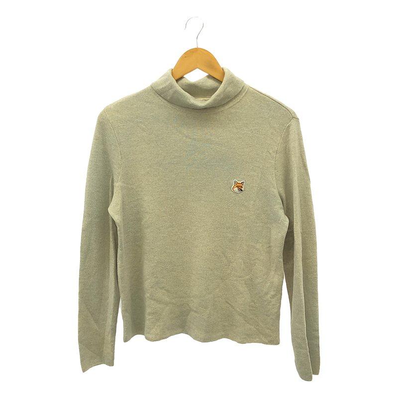 MAISON KITSUNE' - MAISON KITSUNE / メゾンキツネ | ウールタートルネックニット | L | ベージュ | レディース MAISON KITSUNE / メゾンキツネ | ウールタートルネックニット L