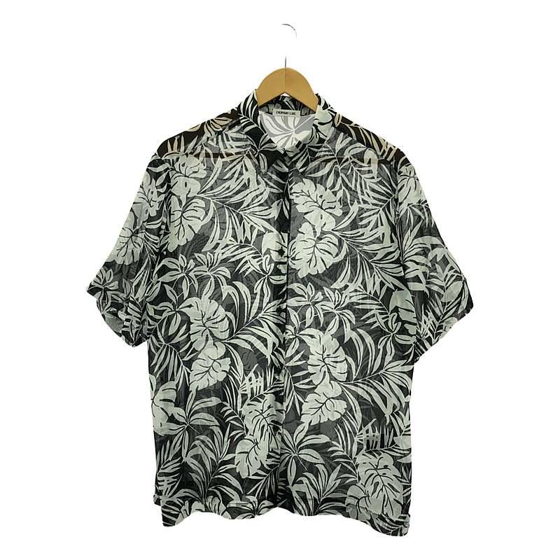 【美品】  L'Appartement / アパルトモン | 2023SS | AP STUDIO モノプリントリラックスシャツ | ブラック/ホワイト | レディース 美品】 L'Appartement / アパルトモン | 2023SS AP STUDIO モノ