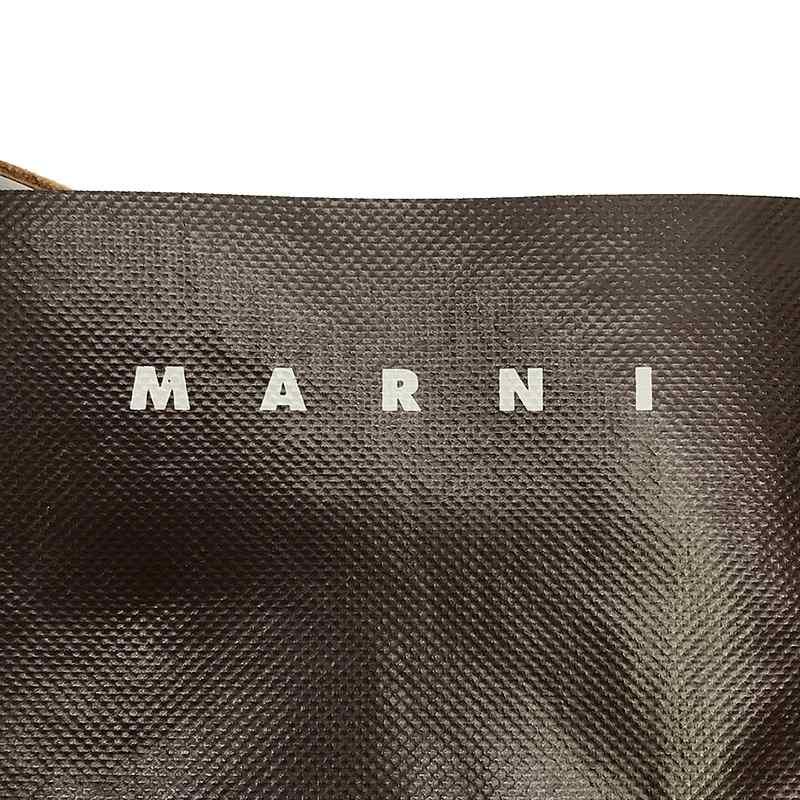 MARNI / マルニ | PVC バイカラー トートバッグ ユニセックス | ブラウン/ブラック | メンズ｜kldclothing｜04