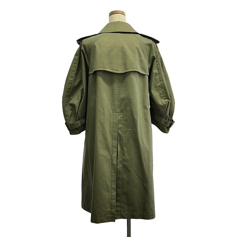 COMME des GARCONS ショート丈トレンチジャケット カーキ XS