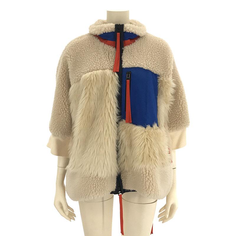 新品】 sacai / サカイ | 2021AW | Faux Shearling Faux Fur Blouson