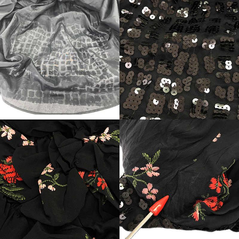 美品Simone Rochaシモーネロシャ黒チュールスパンコールドレス 美品Simone Rochaシモーネロシャ黒チュールスパンコールドレス