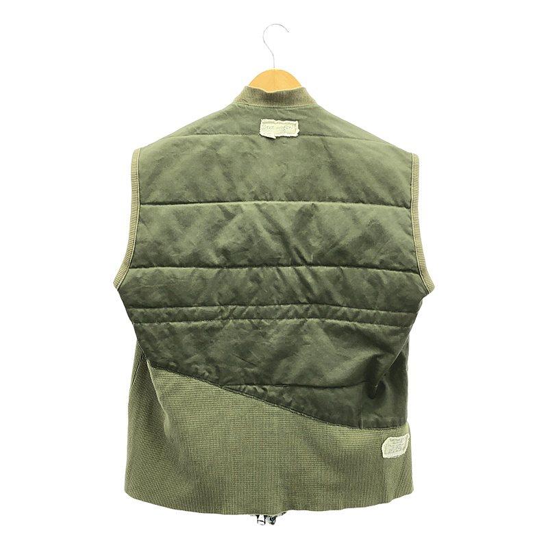 GREG LAUREN / グレッグローレン | 50/50 ARMY NYLON DENIM VEST 再 