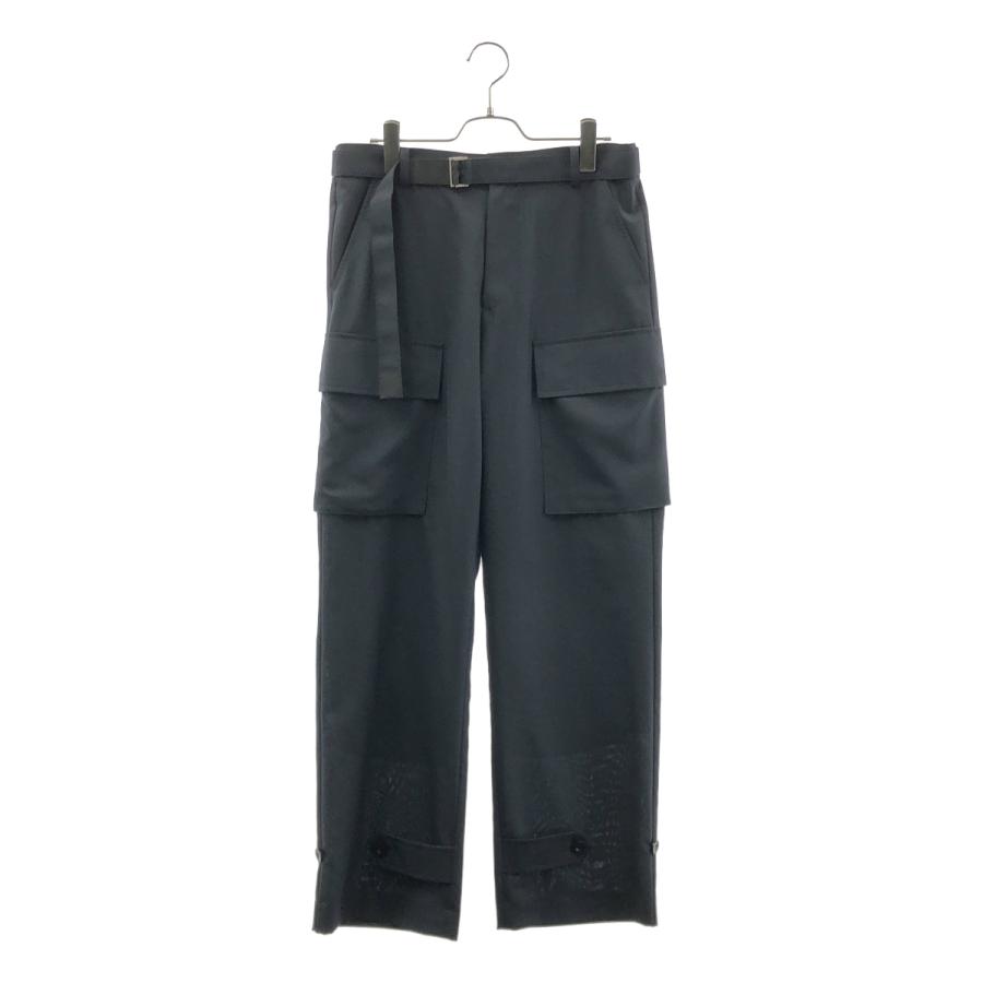 sacai（サカイ） Suiting Pants ウール ポリエステル 切替