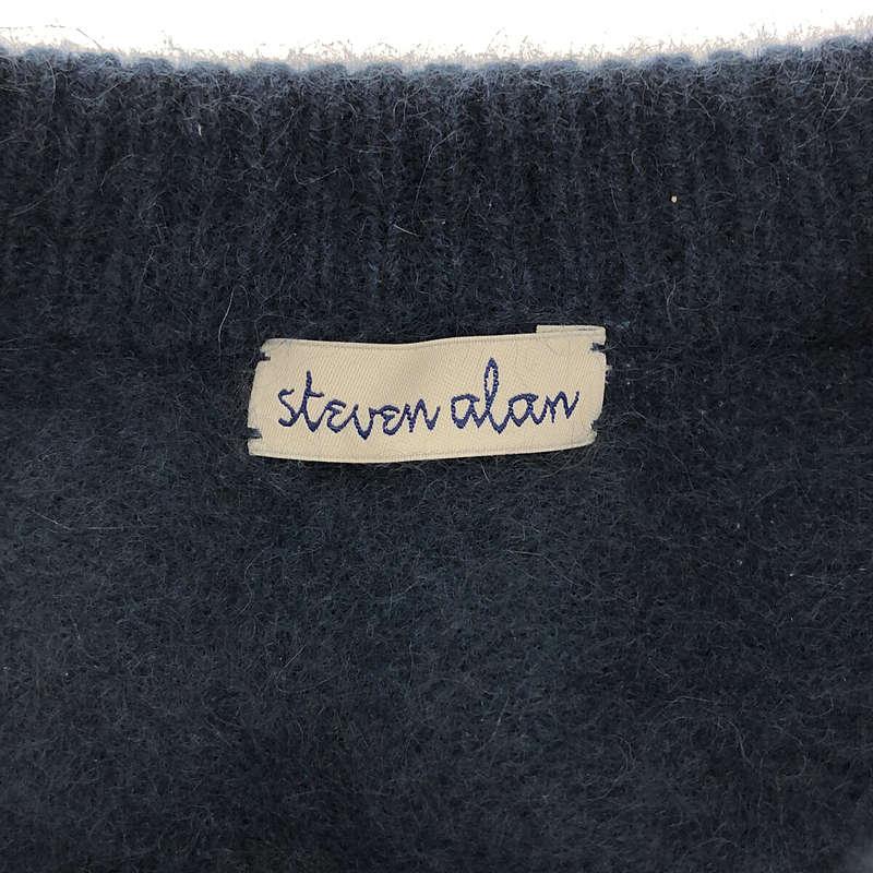 steven alan / スティーブンアラン | HAMILTON LAMBS WOOL PULLOVER / ニット プルオーバー | M | ネイビー | レディース｜kldclothing｜05