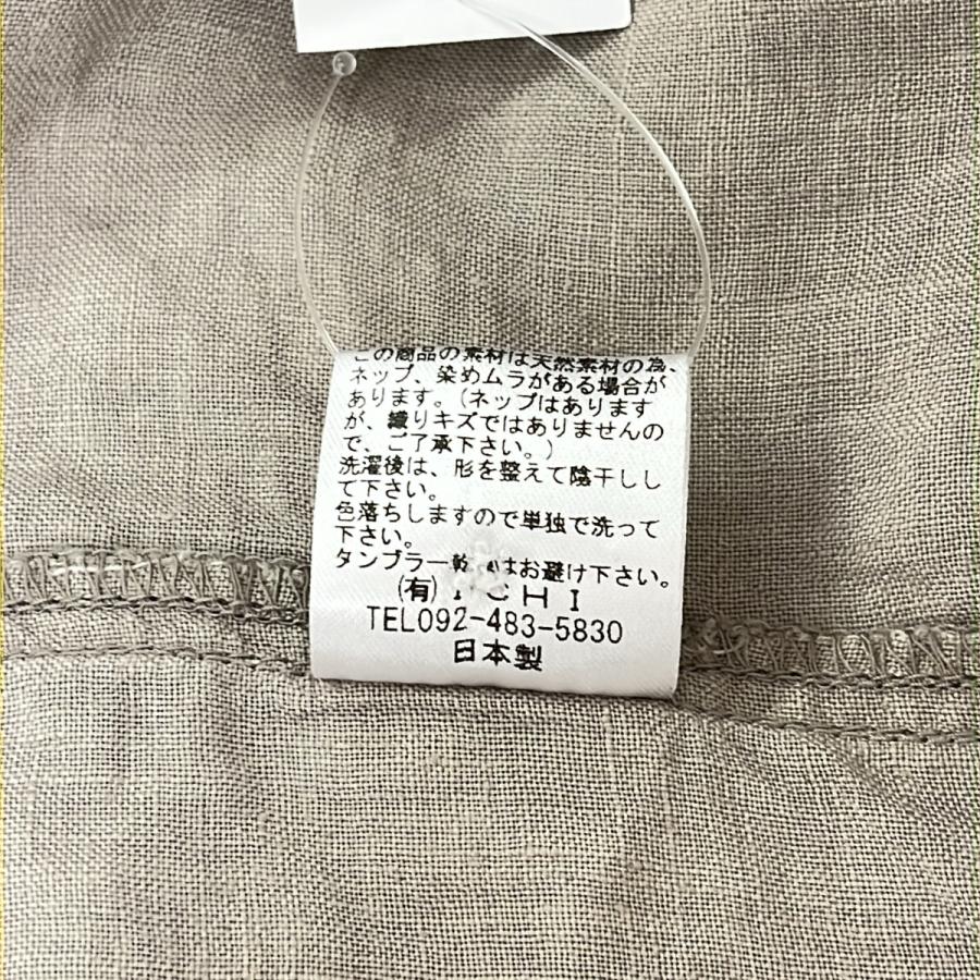 ICHI Antiquites / イチアンティークス リネン プルオーバー シャツ