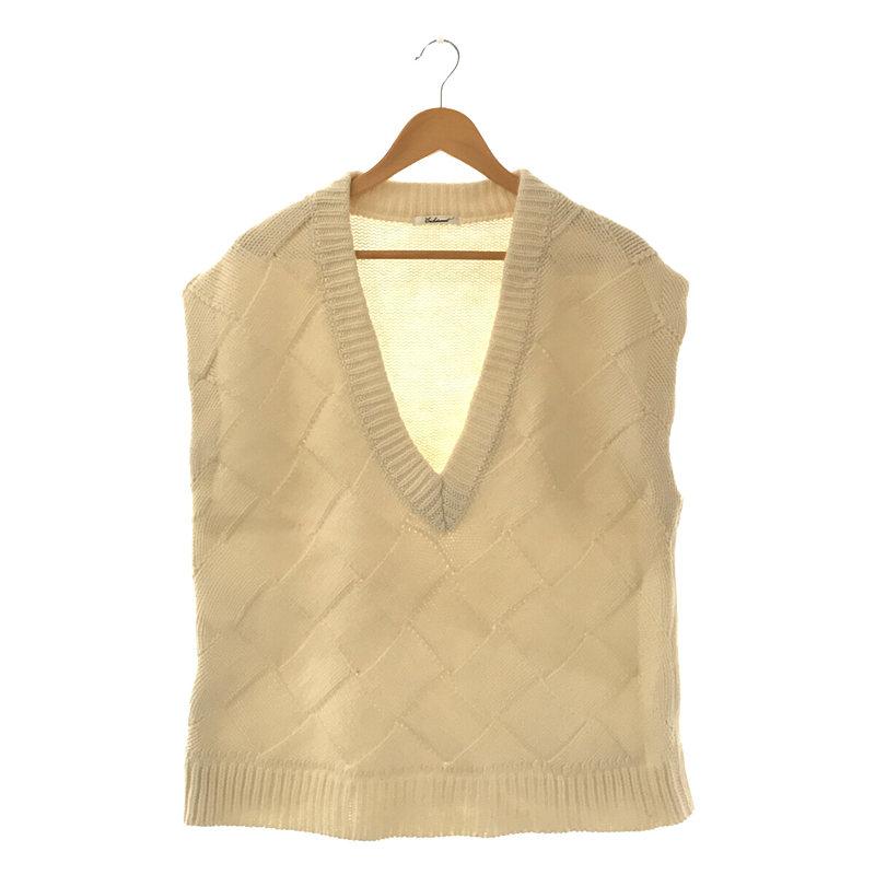 ENCHAINEMENT / アンシェヌマン | 2022AW Block Knit Vest ENCHAINEMENT / アンシェヌマン | 2022AW Block Knit Vest