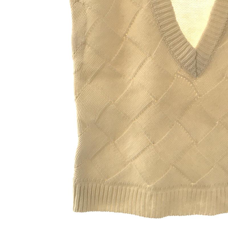 ENCHAINEMENT / アンシェヌマン | 2022AW Block Knit Vest ENCHAINEMENT / アンシェヌマン | 2022AW Block Knit Vest