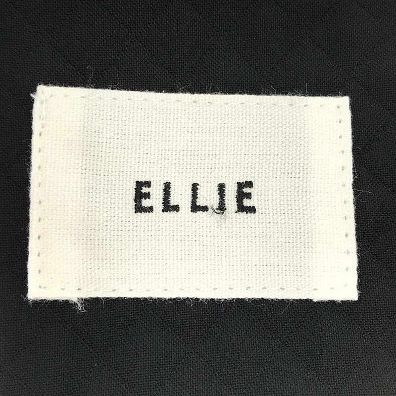 【美品】  ELLIE / エリー | キルティング パイピング 切替 ギャザー マトラッセ キャミ ワンピース | F | BLACK | レディース｜kldclothing｜05