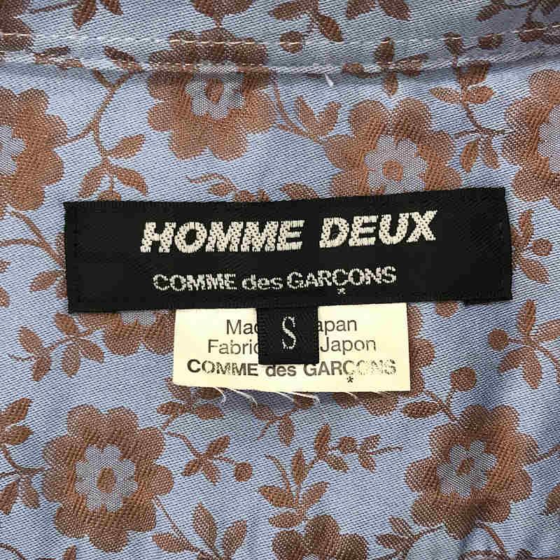 COMME Des GARCONS HOMME DEUX フラワープリントシャツ シャツ | jrad