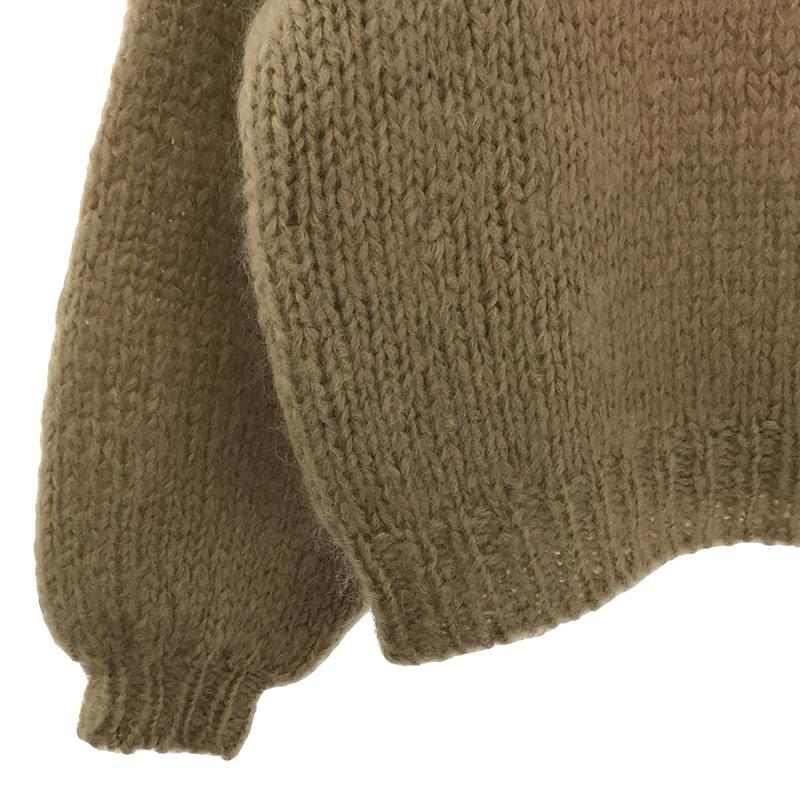 【美品】  NOWOS / ノーウォス | 2019AW | Mohair pullover knit ニット | F | ベージュ | レディース NOWOS 【美品】 NOWOS / ノーウォス | 2019AW | Mohair pullover knit