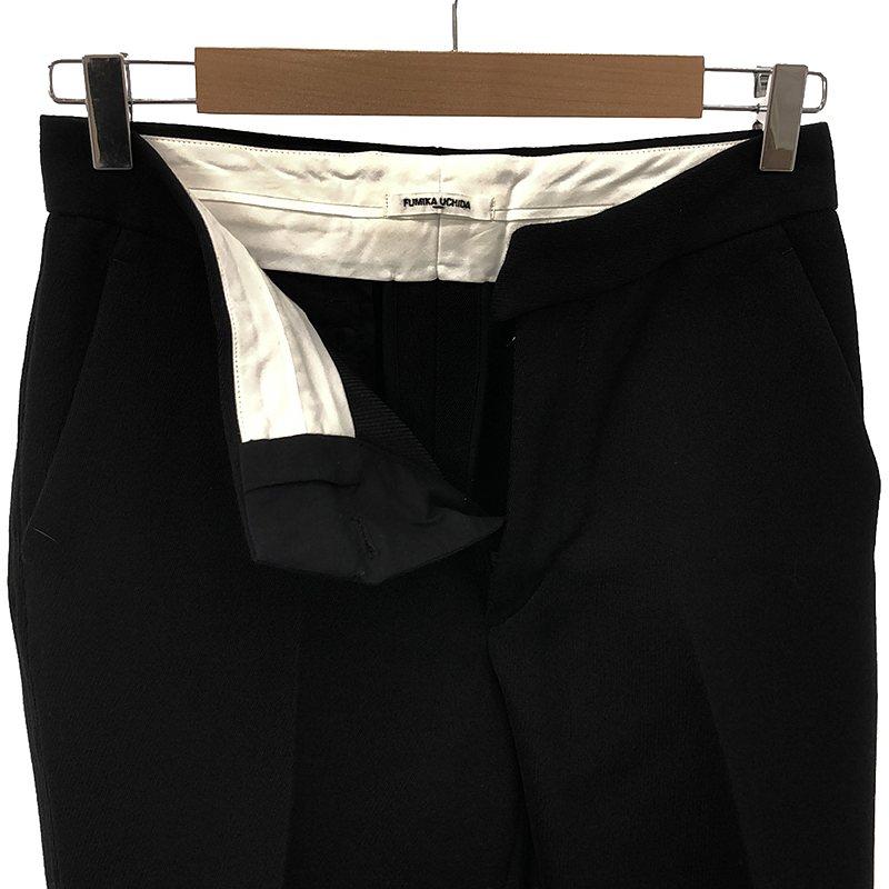 FUMIKA UCHIDA / フミカウチダ | WOOLPOLI TRICOTINE STRAIGHT SLACKS 
