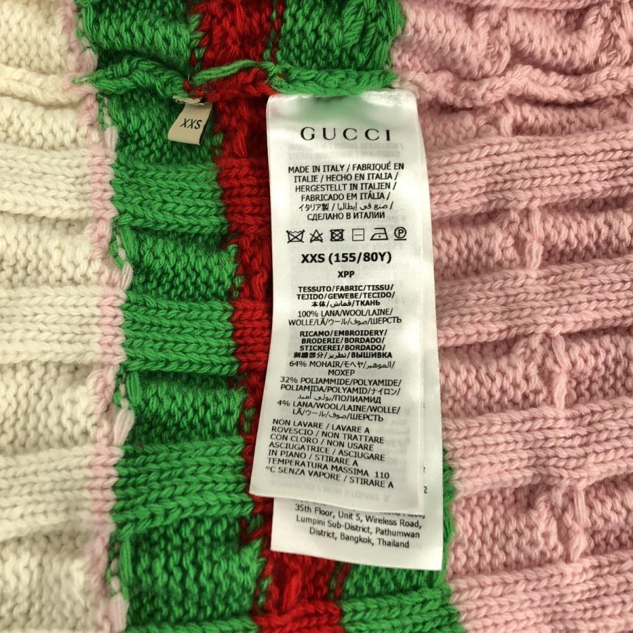 GUCCI（グッチ） × adidas / アディダス ウール モヘア ロゴ刺しゅう