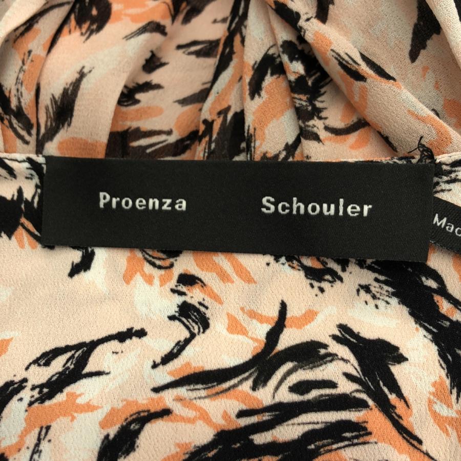 PROENZA SCHOULER（プロエンザスクーラー） レーヨン 総柄 ギャザー