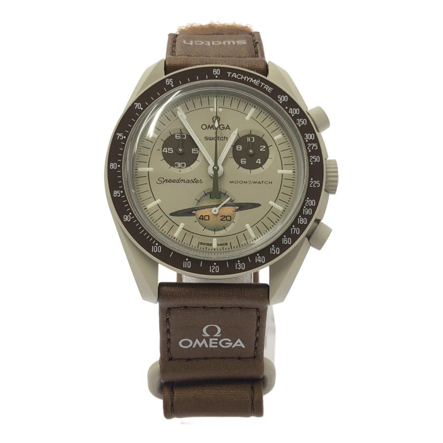【新品未使用】OMEGA × SwatchSO33T100 保証書付 OMEGA / オメガ × Swatch スウォッチ MISSION TO SATURN SO33T100