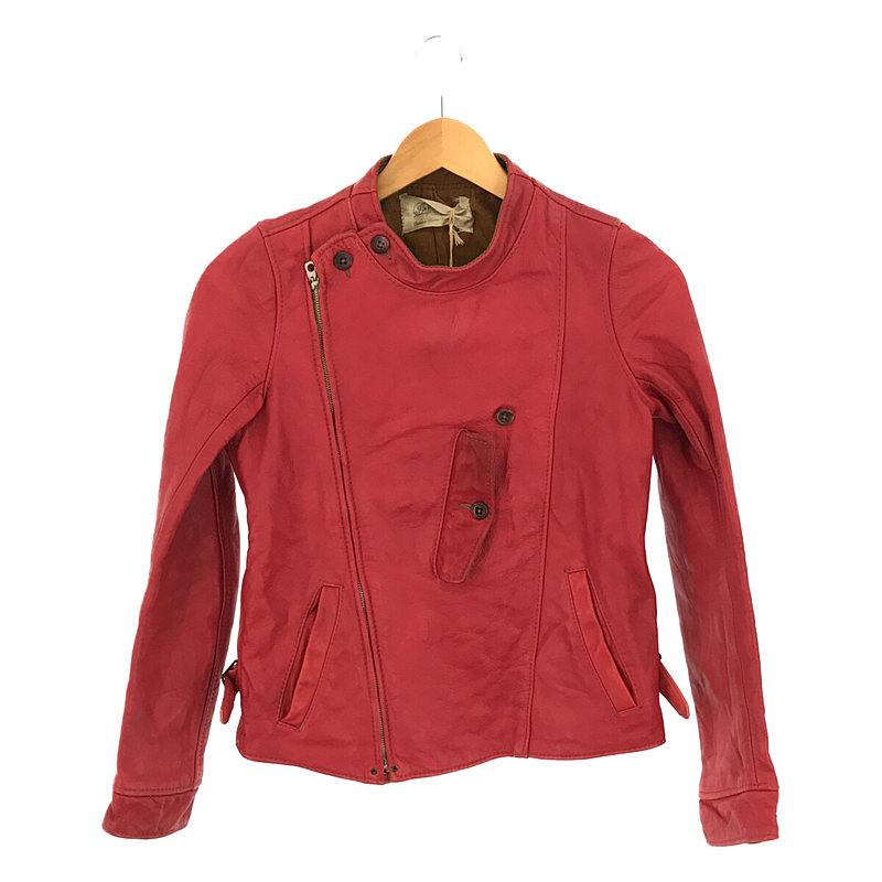 美品】 aski kataski | cavane取扱 ヴィンテージ ノーカラー レザー  