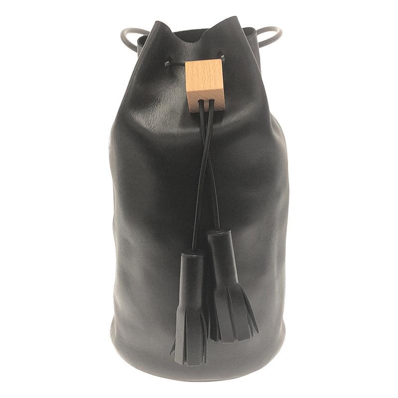 【美品】 BUILDING BLOCK / ビルディングブロック Pack レザー 3way バッグ BLACK レディース