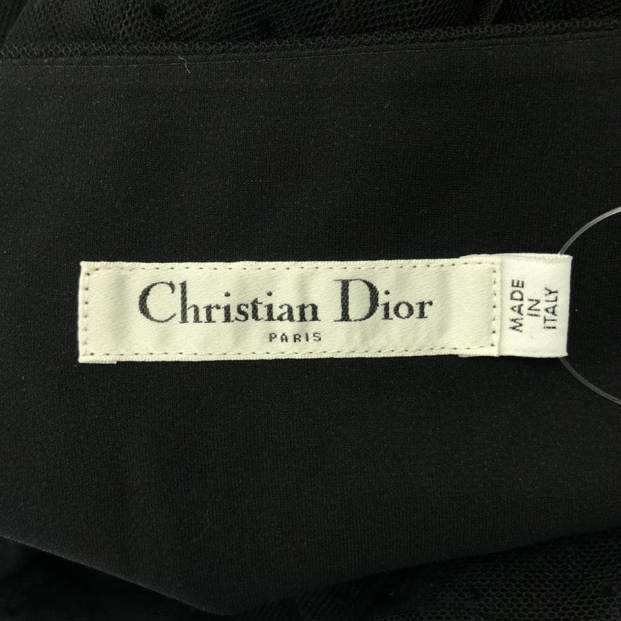 Christian Dior / クリスチャンディオール ドットプリーツ プリュムティチュールスカートの画像