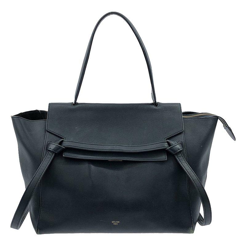 美品✨セリーヌ ベルトバッグ 2WAY トート ショルダー キャンバス×レザー CELINE / セリーヌ | 2Way レザー スモール ベルト トート