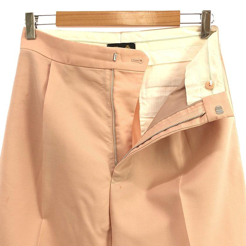 Drawer ドゥロワー モヘア タック パンツ ピンク 40