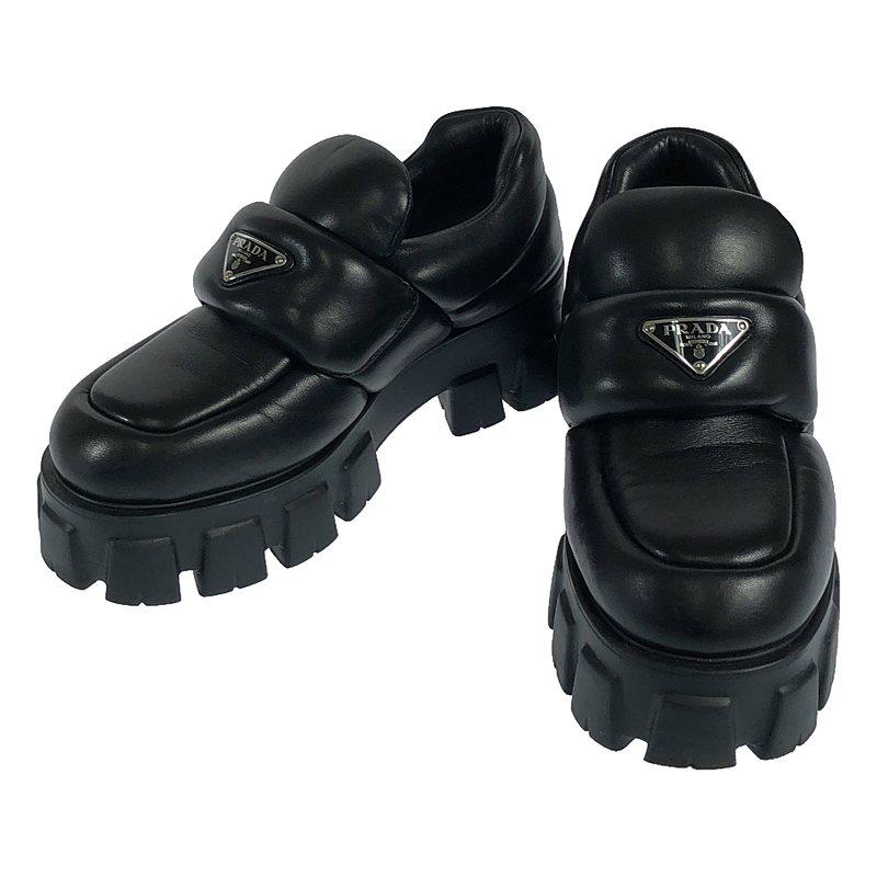 PRADA 【美品】 / プラダ | 三角ロゴプレート ソフト パデッド ナッパ 