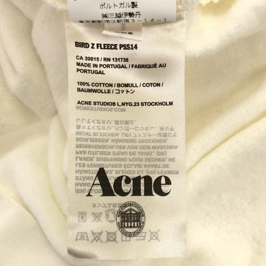 Acne Studios BIRD U FLEECE トレーナー サイドジップ Acne Studios / アクネストゥディオズ BIRD Z FLEECE コットン
