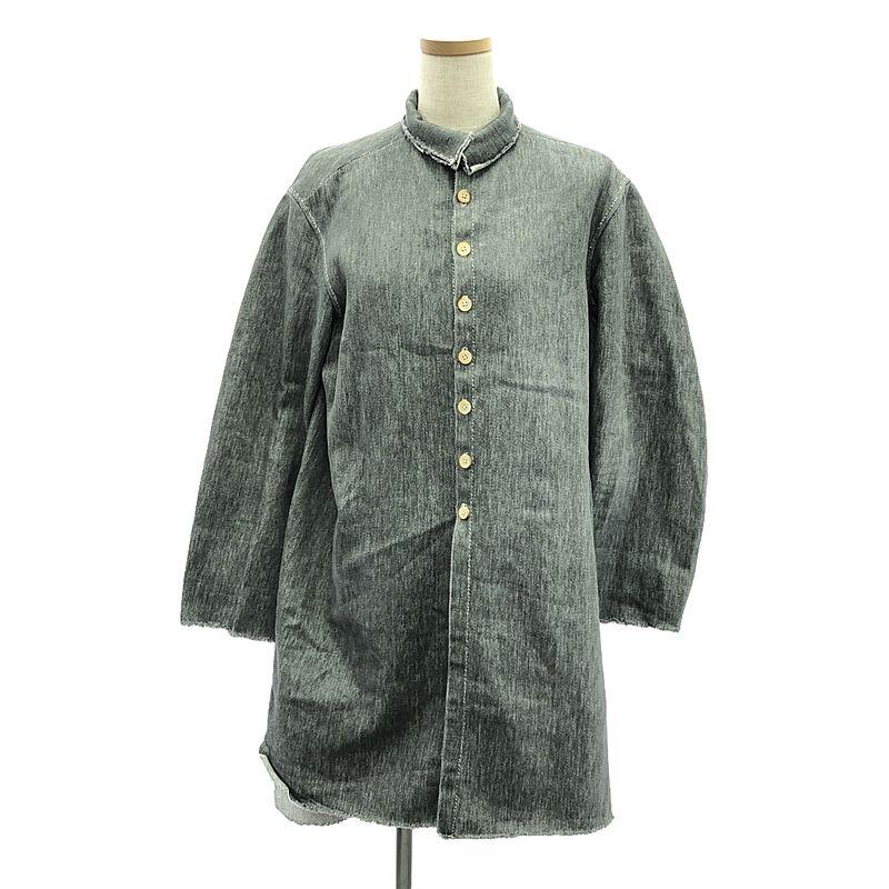 【美品】  ISABELLA STEFANELLI / イザベラステファネリ | Vivian denim coat デニムコート | グレー | レディース | 