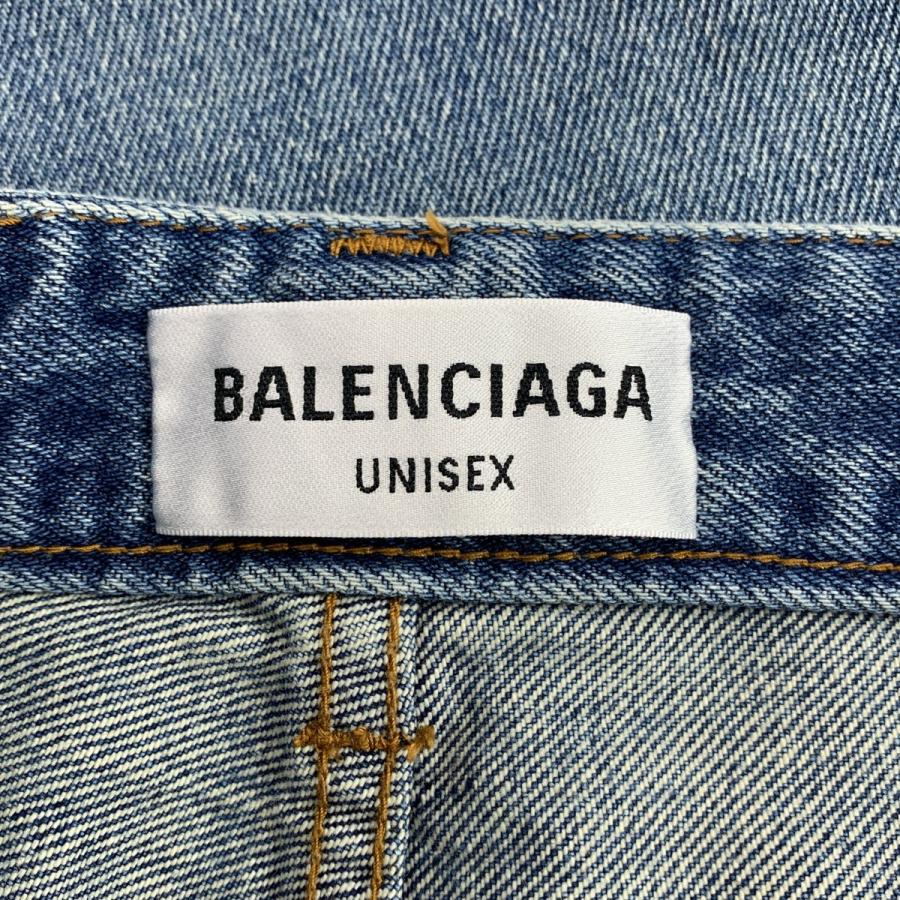 BALENCIAGA（バレンシアガ） ダメージ加工 デニム ボタンフライ パンツ