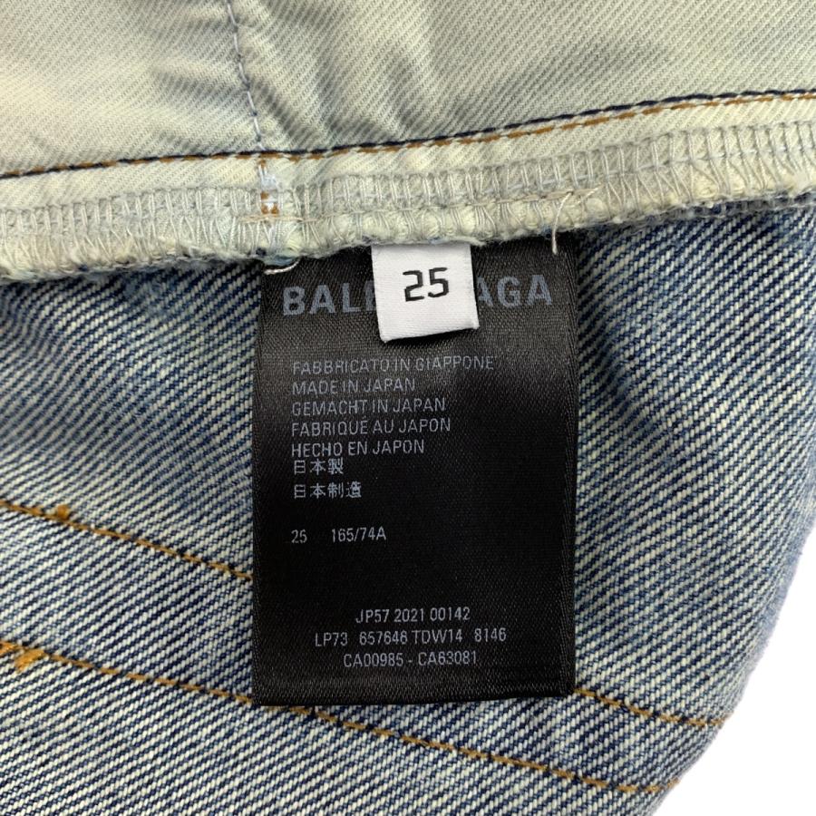 BALENCIAGA（バレンシアガ） ダメージ加工 デニム ボタンフライ パンツ 