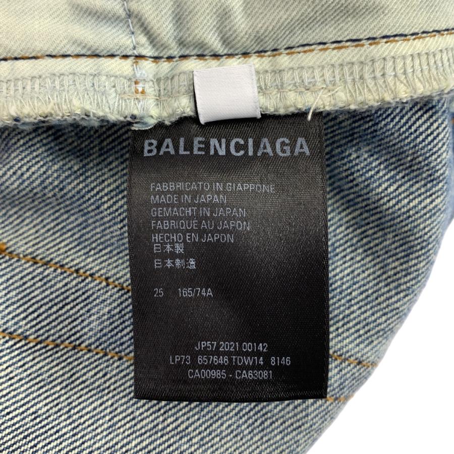 BALENCIAGA（バレンシアガ） ダメージ加工 デニム ボタンフライ パンツ 
