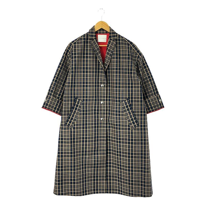 cinoh チェックトレンチコート　チノ cinoh チェックトレンチコートチノ