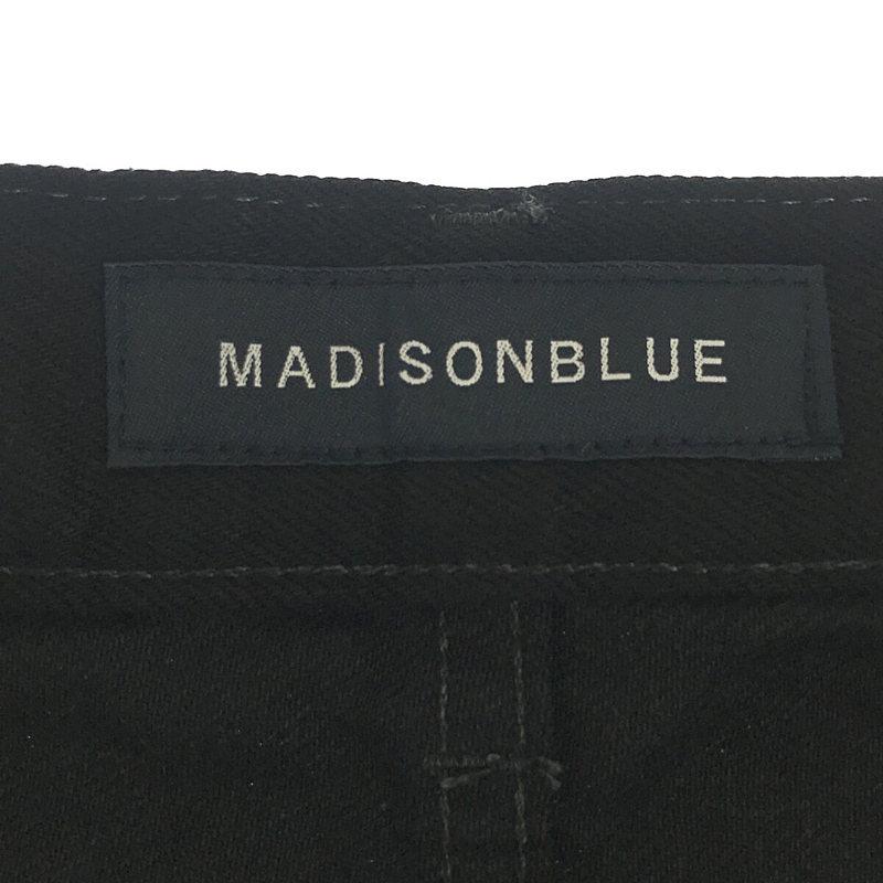 MADISON BLUE / マディソンブルー | SERUBITCHI JQ STRAIGHT DENIM BLACK セルビッチジャガード デニムパンツ | 00(XS) | ブラック｜kldclothing｜06