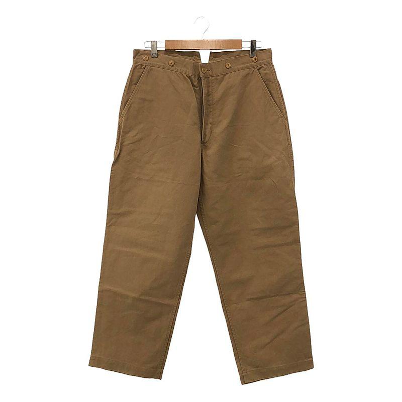 comoli コットンオーバーパンツ 3 シンチバック