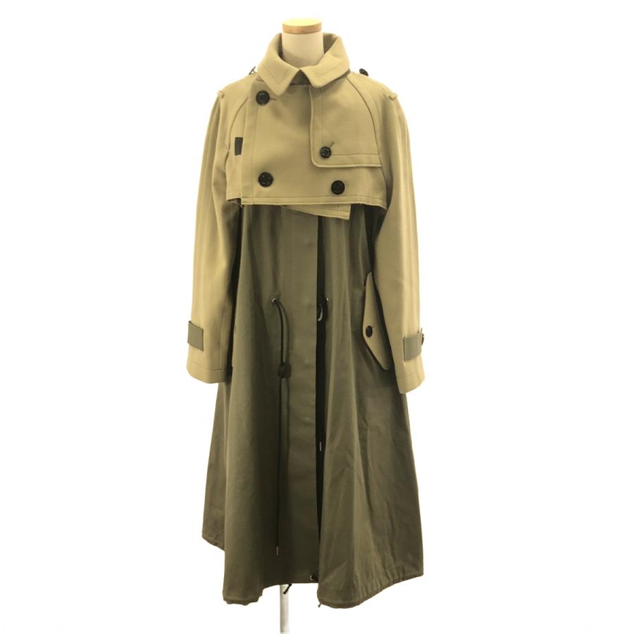 sacai ウールメルトンドッキングコート 23aw 1 sacai（サカイ） Wool Melton Coat ウール メルトン コート : KLD