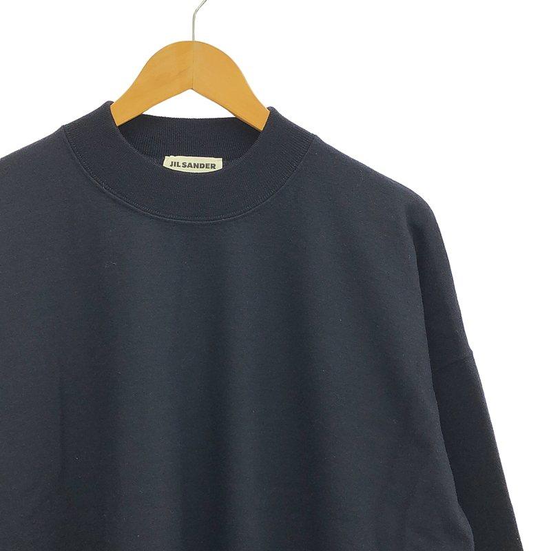 【美品】  JIL SANDER / ジルサンダー | 2019AW | モックネック ウール ワイド セーター | S | ネイビー | メンズ JIL SANDER（ジルサンダー） 【美品】 | 2019AW | モックネック ウール