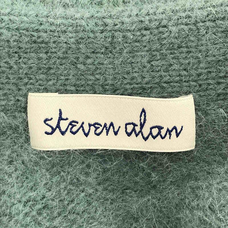 steven alan / スティーブンアラン | ウールブレンド ニットカーディガン | ブルー｜kldclothing｜05