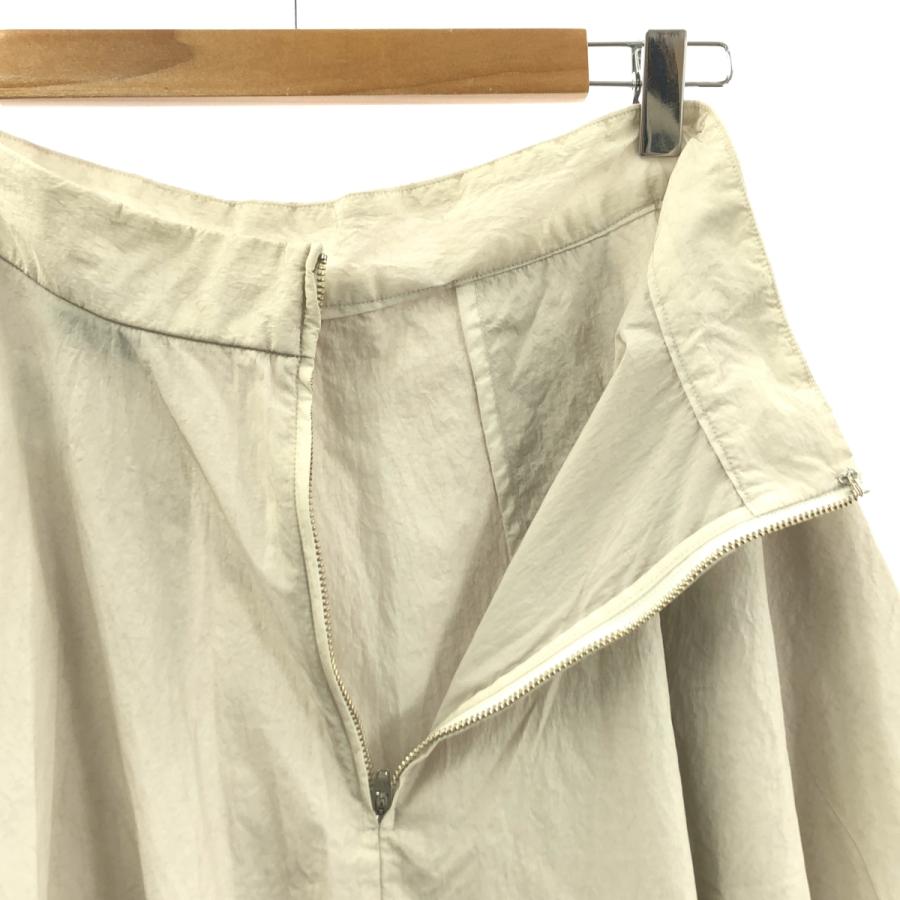 ATON / エイトン HAND DYED NYLON FLARED SKIRT ハンドダイ ナイロン